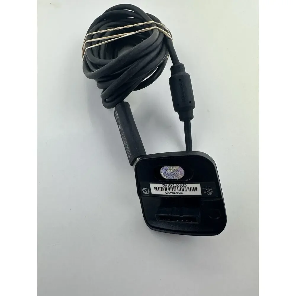 Genuine Microsoft Xbox 360 Play Charge Kit Cable OEM Official Original Black